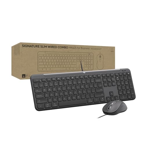 Logitech Signature Slim Wired Combo MK625 for Business...
