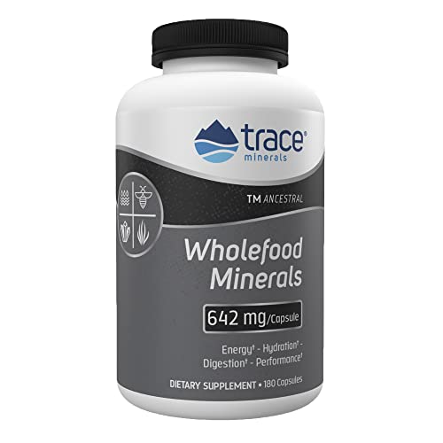 Tm Ancestral Wholefood Minerals Capsules | 642 Mg/Capsule (180 Capsules) | Supports Hydration, Sleep, Brain, Nerves, & Digestion | Includes Bee Pollen, Atlantic Kelp, Ancient Sea Salt, And Concentrace #TOP25