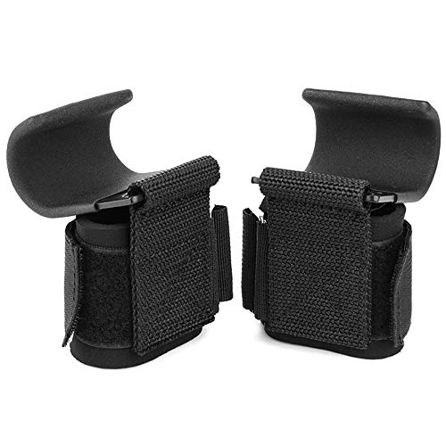 Wrist Wrap, Andoer Ganchos para levantamento de peso de levantamento de peso para exercícios de giná