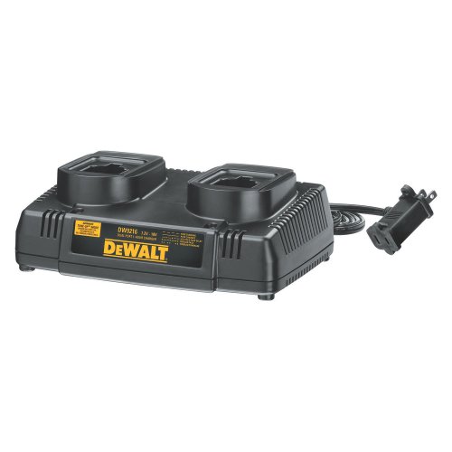 Best Cyber Monday 🔥 DEWALT DW9216BP 7.2-Volt to 18-Volt Dual Bay Pod Style 1 Hour Battery Charger with 18-Volt NiCad Battery