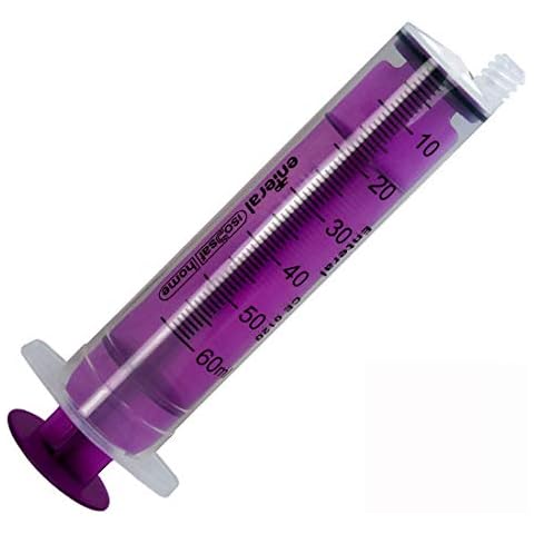 FVLFIL Enteral Reusable Syringes, 60ml (30 units, Sterile, Polypropylene, ENFit Connector) Cover