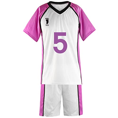 TWSTIV Shiratorizawa Volleyball Cosplay Shirt High School Uniform