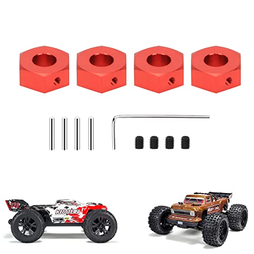 Goupilles à vis pour ARRMA 4S Kraton et Outcast avec adaptateur hex 17mm RCAWD