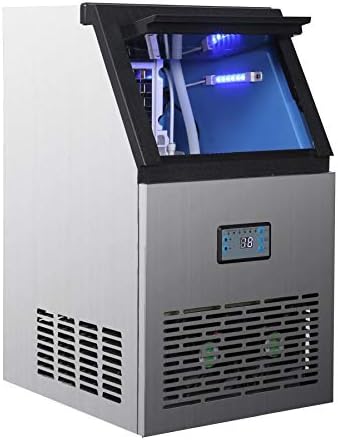 Portable Ice Maker Machine Counter Top Make 26lbs Daily Ice Cubes Ready in 6 Minutes Electric Ice Making Machine with Ice Scoop(Champagne)