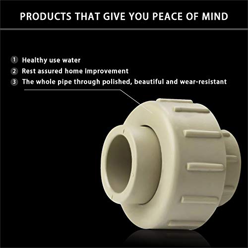 YOFASEN Water Filter Fitting - Equal Straight Connector 1" 3/4" 1/2",2 pieces,20 mm(Inner diameter) - Image 4