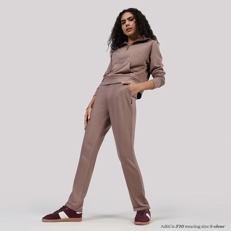 Image of BlissTerry Half Zip | Zippered front |Convertible collar to style |Kangaroo pocket for essentials |Ribbed cuffs |Cropped length