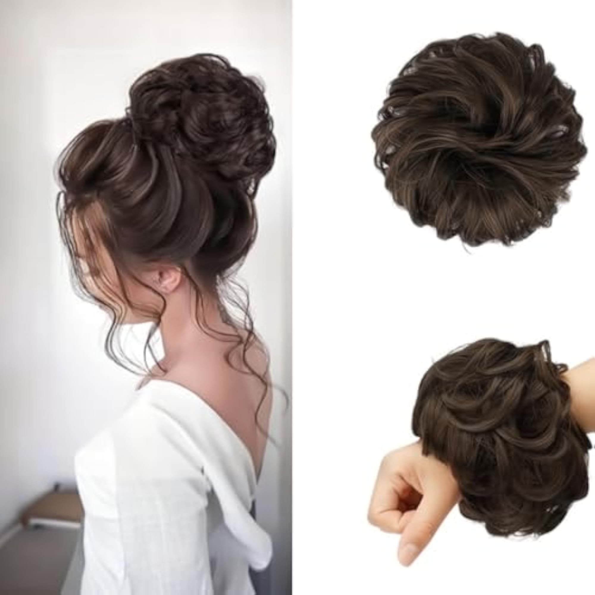 Women's Synthetic Bun Extension and Wigs, 35 Gram