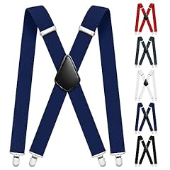 4 Clips-x Shape-navy Blue