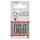 Bosch Professional Bit Extra-Hart für Innensechskant-Schrauben (HEX5, Länge: 25 mm, 3 Stück), 2607001726