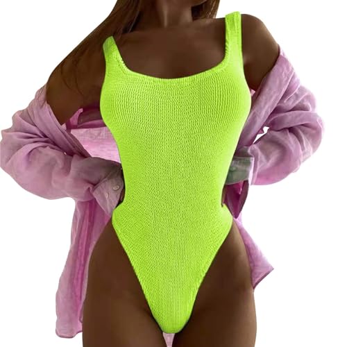 Trajes De Baño Mujer Deportivo,Vientre Plano Ropa Moldeador Figura Tallas Grandes con Relleno Bañador Bañadores Push Up sin Mangas Veraneo Ruching Deportivo # L