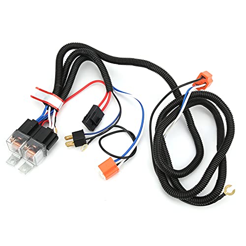 Faro de bombilla H4 sin parpadeos con kit de cable impermeable PE 3