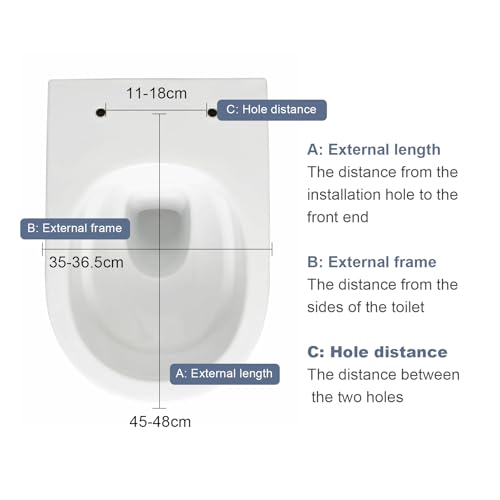 CROWNSHOP Family Toilet Seat Soft Adjustable Soft Close Toilet Seat Potty Training with 360 Degree Adjustable Hinges for Toddlers Adults - Image 2