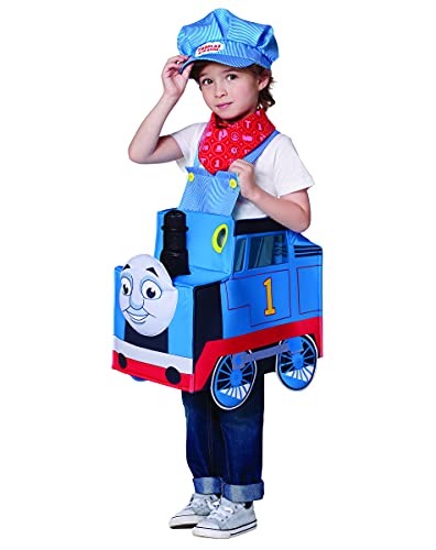 Spirit Halloween Thomas and Friends Toddler Thomas the Train Ride-Along Costume | Officially Licensed | Easy Costume