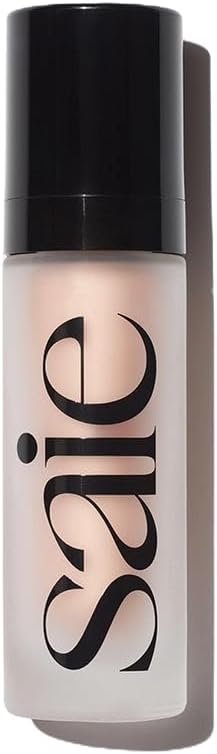 Glowy Super Gel - Hydrating Makeup Primer and Illuminating Glow Serum Enriched with Vitamin C and Squalane Oil - All-Over Liquid Highlighter Makeup for Instant Glass Skin - Warmglow (1 oz)