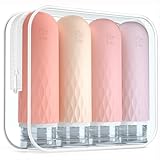 Gemice Travel Size Bottles for Toiletries,Tsa Approved 3oz Portable Travel Bottles, BPA Free Leak Proof Squeezable Travel Size Containers, Travel Accessories for Shampoo Conditioner Lotion (4 Pack)