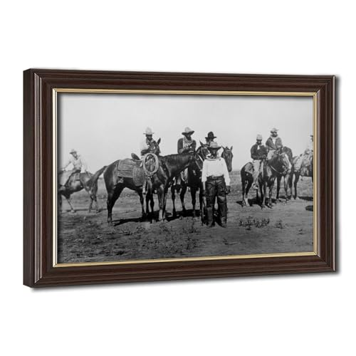 Poster Black Cowboys Wild West : fini les murs vides avec cette toile suspendue
