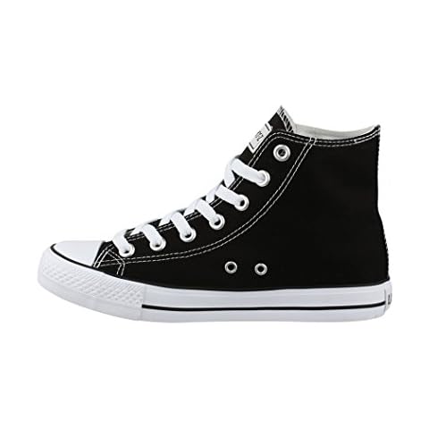 Elara Zapatillas Deportivas Unisex High Top Negro Cover