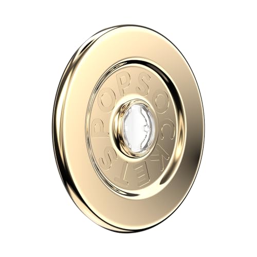 PopSockets Round Magnetic Base Only Compatible with PopSockets Tops - Gold