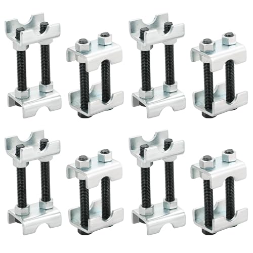 Front Suspension Noise - Front Spring Spacers - 2021-2022 Ford Mustang Mach-E 5 weyleity Coil Spring Spacers 8PCS | 2-Way Adjustable Lift Or Lower Spring Spacer, Coil Spring Compressor Tool Strut Spring Compressor for Cars SUVs Trucks, Spreads or Compresses Coil Springs