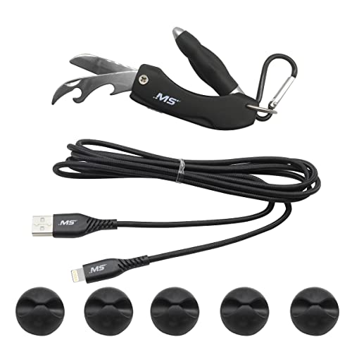Cable de carga largo Mobile Spec MBSV02102 para usar el móvil en el sofá o la oficina