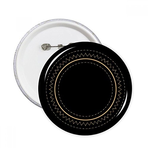 Badge pins bouton vêtements géométrie cercle pour customisation textile multicolore M