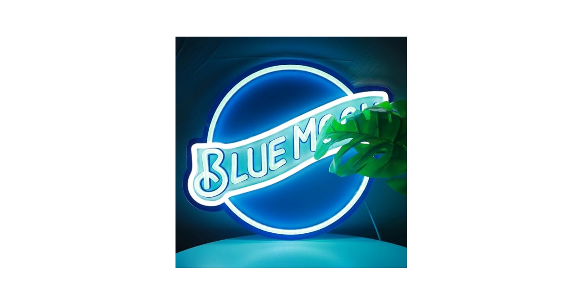 Amazon.co.jp: JFLLamp ブルームーン ネオンサイン 壁の装飾用