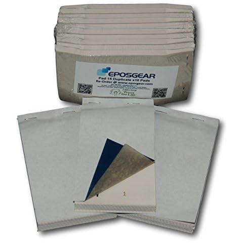 EPOSGEAR Duplicate Carbon Copy Restaurant Cafe Takeaway Pub Food Waiter Waitress Numbered Order Pads - 76mm x 140mm (10) Cover