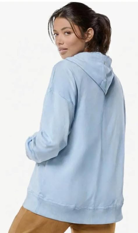 Image of Women's Full Sleeve Zip-Through Hoodie | Jacket for Women | Breathable, Solid Color Hooded Jacket with Front Zipper Closure