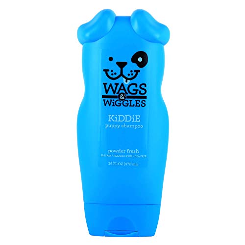 Wags & Wiggles Kiddie Puppy Shampoo in Powder Fresh Scent | Tearless Puppy and Dog Shampoo, 16 Ounces | Easy Way To…