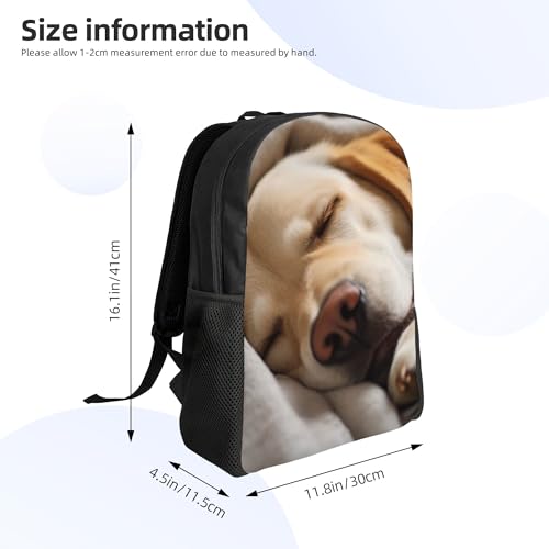 Travel Backpack for Women & Men Sleeping Dog Peace Lightweight, Large Capacity Backpack For Adult 16 Inch4