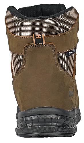 HOSS, Composite Toe, Waterproof, Leather Upper, EVA Inso, Size 9 1/2 Width Wide, Color Brown, Model# 60406 9.5 W3