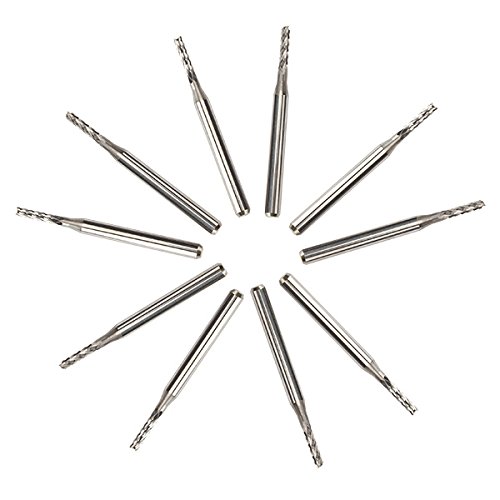 1.9mm Cutting CNC PCB Engraving Bits Rotary Burr 1/8