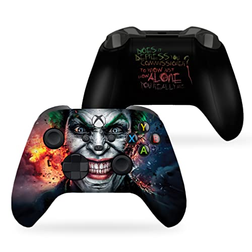 DreamController Jokkker Custom X-box Controller Wireless compatible with X-box One/Series X/S Proudly Customized in USA with Permanent HYDRO-DIP Printing (NOT JUST A SKIN)