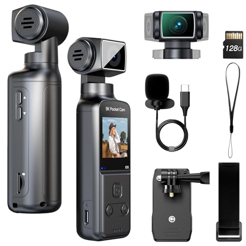 BOBLOV 5K Body Camera with Microphone