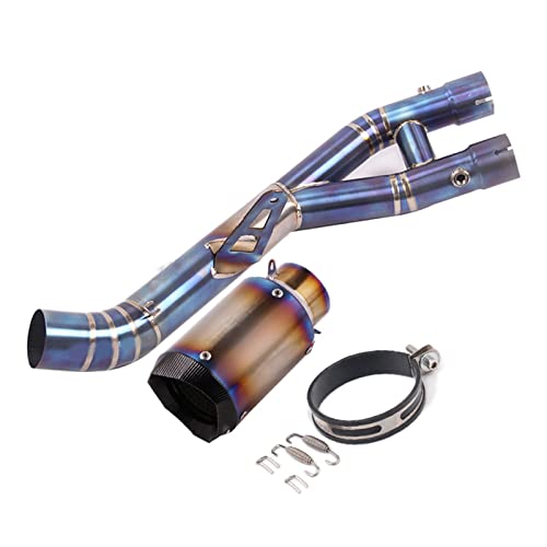 Slip on Yamaha R1 2015-2020 tube milieu titane et silencieux échappement moto