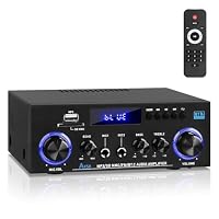 sikkeby – AK50 HiFi-Verstärker mit Bluetooth RMS 60WX2 Stereo Audio Ve