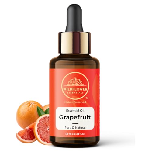 Image of Grapefruit Essential Oil (Citrus paradisi) Pure | Non-Sticky | Lightweight | Steam Distilled | All Skin Type | Men & Women (10ml)