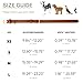 HEELE Hundehalsband, Halsband Leder mit gepolstert und echtes Leder, Verstellbar für Welpen Kleine Mittel Grobe Hunde, Braun, XS