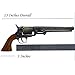 Generic US Decorative Western Style Navy Revolver for Displays, Costumes and Props. This is Not A Weapon... (Silver)