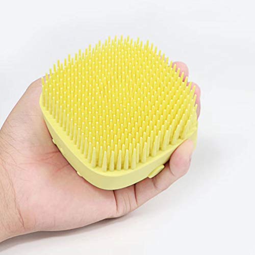 EXCEART Shampoo de Limpeza Escova de Banho Escova de Banho Escova de Banho De Silicone Bebê Acessóri