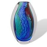 Zustand: Neu Glasvase Glas Vase im Italien Murano-Antik-Stil Höhe 23cm 2kg Tischvase Moderne