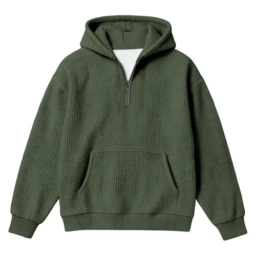 Sweat à capuche zippé garçon pull décontracté en polaire