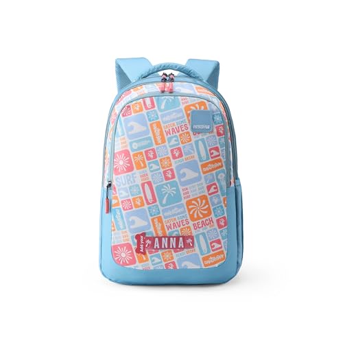 Image of American Tourister Ollie 4.0 Xl 01 G.C.Blu, Extra Large School Backpack, Age 8-12 Years, 3 Compartments,3D Glasses Inside - Atplayunique 32.5 Ltrs Capacity - Girls