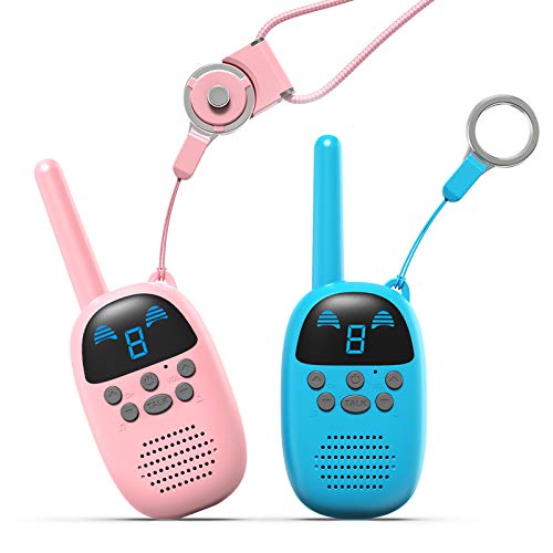 Kids Toys for 3-12 Year Old Boys Girls CONNECOM FRS Walkie Talkies for Kids Best Gifts for Boys and Girls Walkie Talky Radios for Children Two Way Radio Pair for Outside Adventure, Hiking, Camping