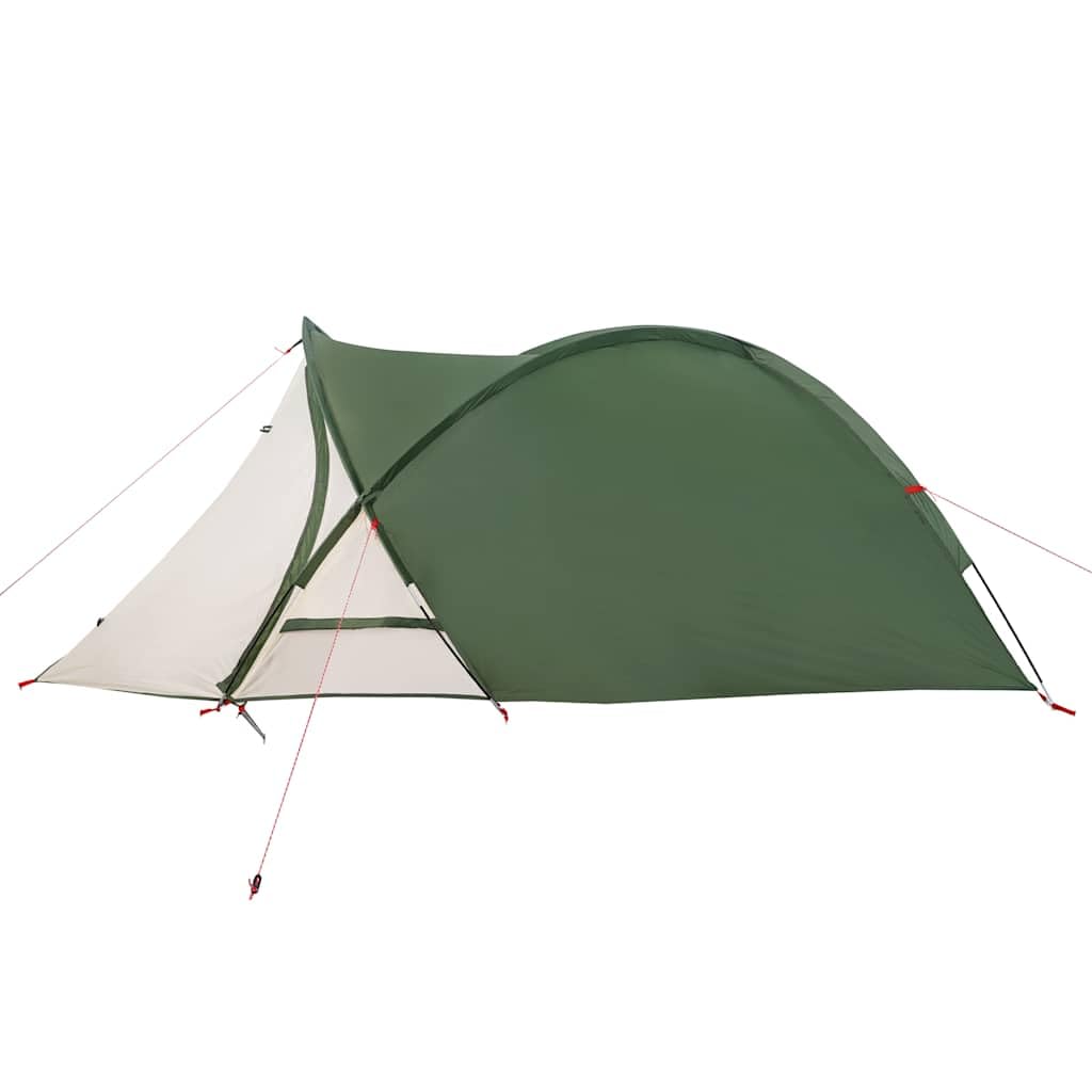 Kuppel-Campingzelt Personen Grün wasserdicht mit Moskitonetz, Belüftung, Bodenplane, leichtes Gestänge, tragbar, ideal für Outdoor, Trekking, Wandern, Festival, Rucksack