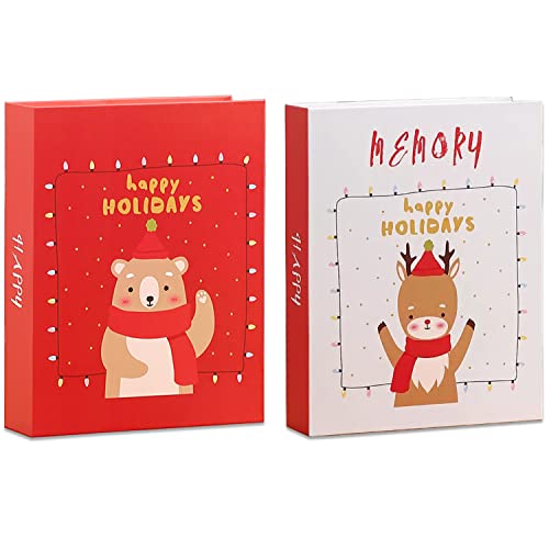 Álbumes de Fotos Pequeños Paquete de 2, Álbum 4x6 con 100 Fotos, Mini Libro de Fotos (Mix-2) | Álbumes para Bebés, Álbumes Infantiles para Cumpleaños, Navidad, Familia, Boda miniatura 1