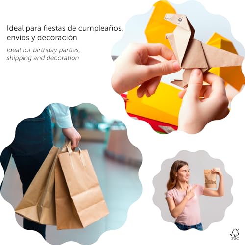 m-office Rolle Kraftpapier, recycelbare und biologisch abbaubare Rollen, ideal für Geburtstagsfeiern, Versand, Dekoration, m-office (1 x 25 m, kräftiges Grün)