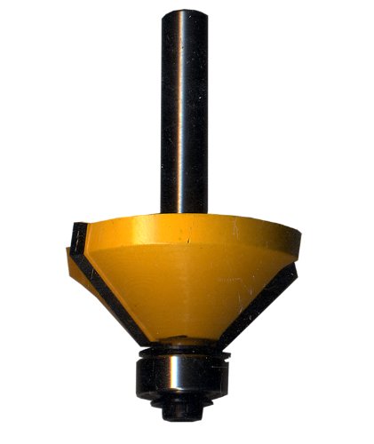 Task T24308 45-Degree Chamfer Router Bit with 1/4-Inch Shank, 1-3/8-Inch by 5/8-Inch Carbide Height