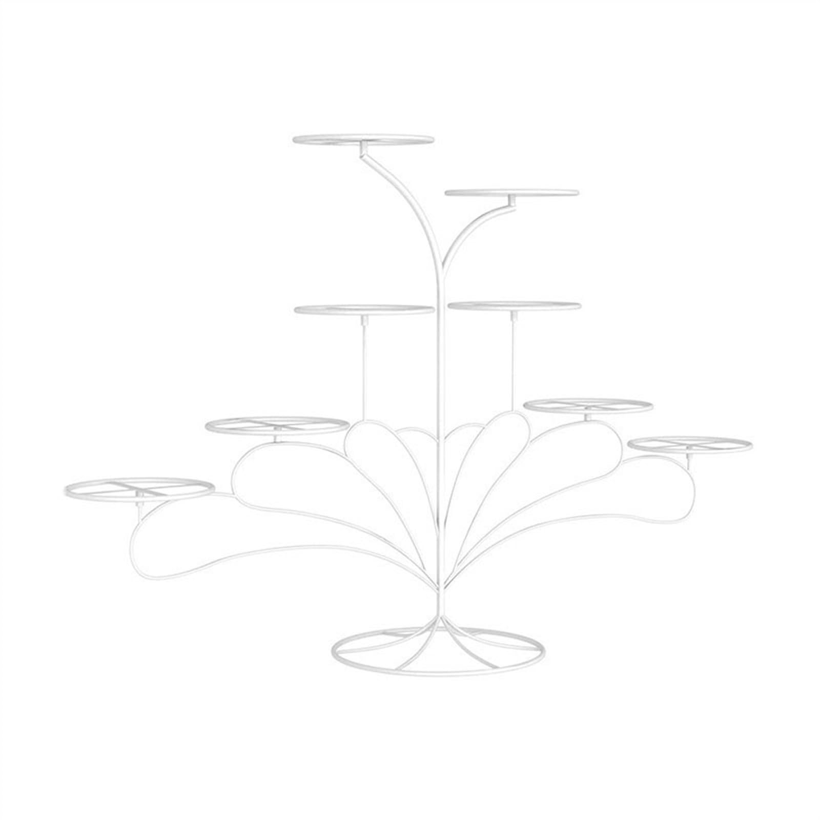 Bx9rE7tK3g Cake Stand European Style Eight Layer Cake Rack, Wedding Party Decoration, Multi-layer Dessert Display Cake Display Stand(White)