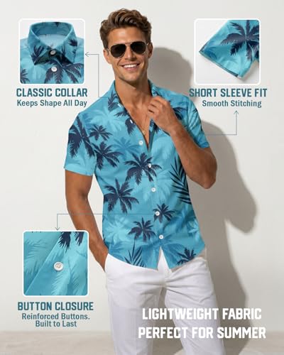 Image of 99TIMORO Fathers Movie Hawaiian Shirt for Men, Characters Button Down Short Sleeve Top, Summer Beach Gifts